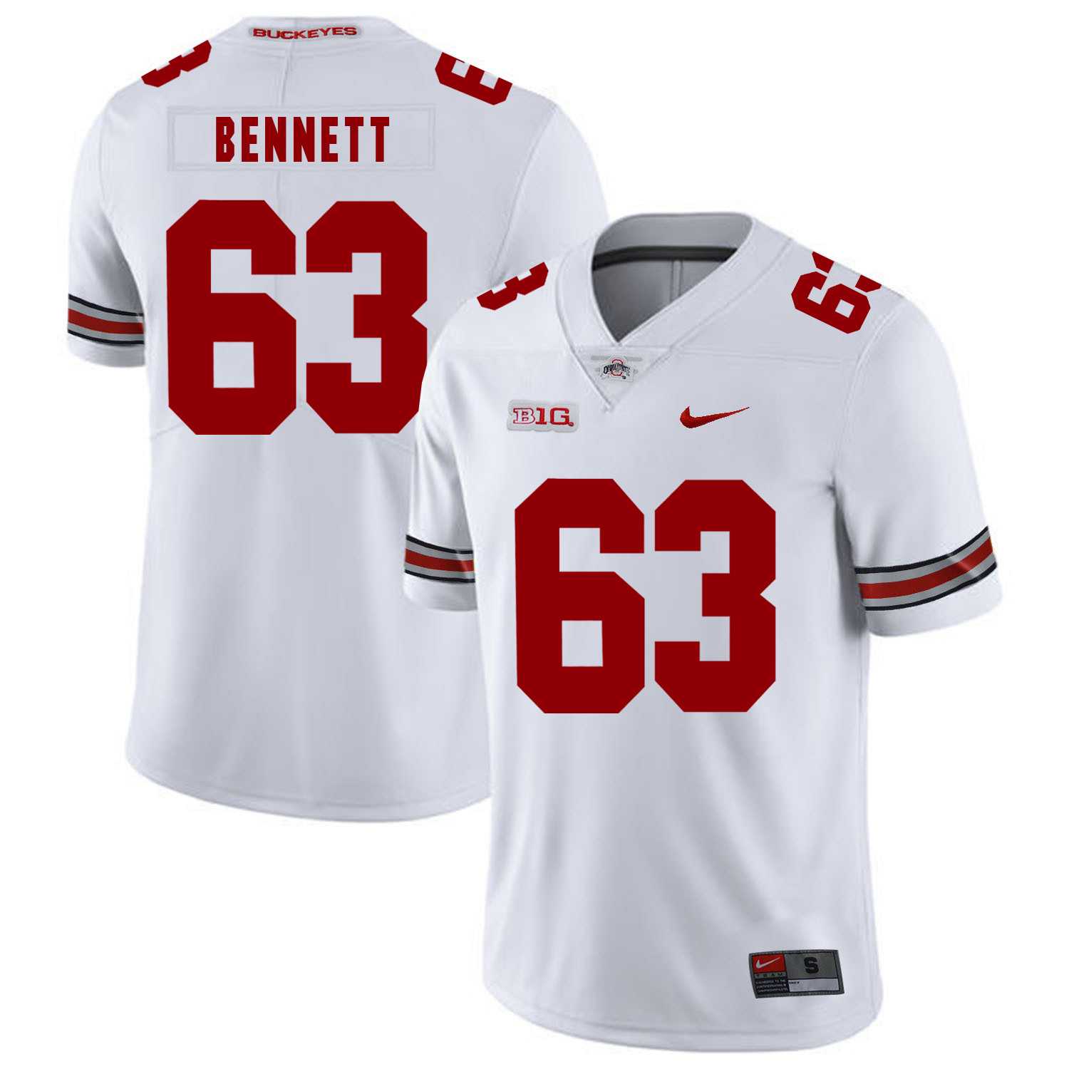 Ohio State Buckeyes 63 Michael Bennett IV White Nike College Football Jersey Dzhi,We sell and wholesale Ohio State Buckeyes 63 Michael Bennett IV White Nike College Football Jersey Dzhi on line form chian!